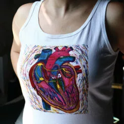 T-shirt Coeur