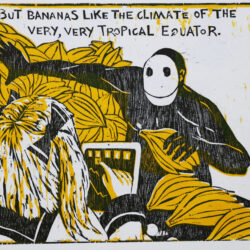 Gravure originale de Jean-Christophe Long - Banana 2