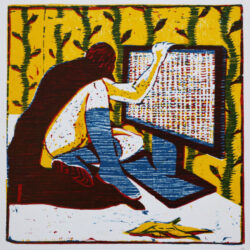 Gravure originale de Jean-Christophe Long - Désillusion