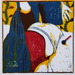 Gravure originale de Jean-Christophe Long - Touché